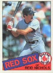 1985 Topps Baseball Cards      037      Reid Nichols